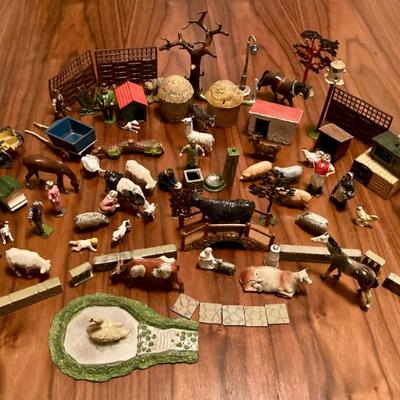 Collection of early 20th century lead figures