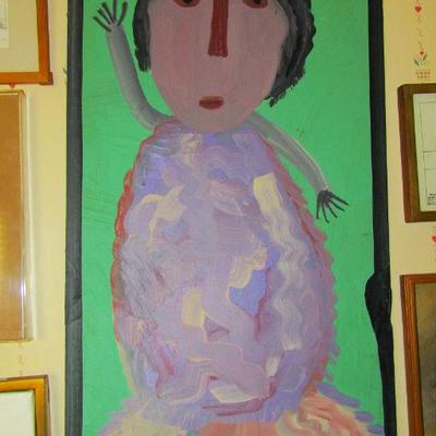 Mose Tolliver folk painting