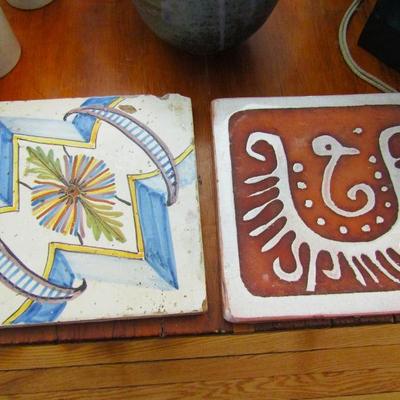 Antique Mexican tiles