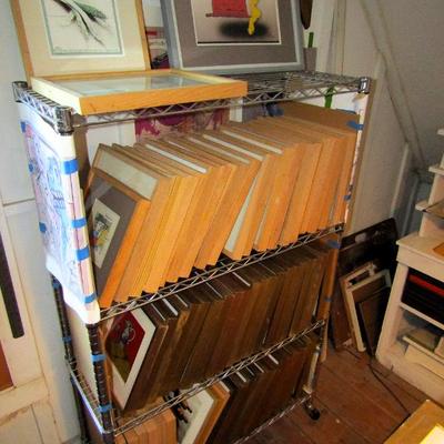 Hundreds of Noel Spangler framed prints