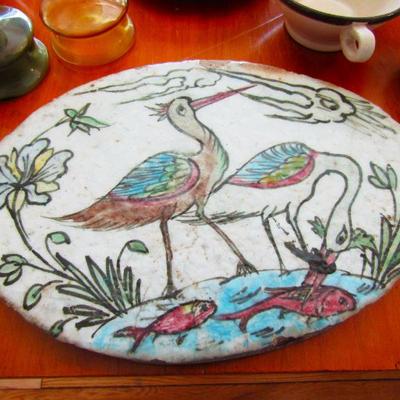 Antique Persian architectural tile