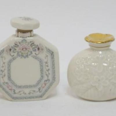 1111	LENOX CHINA FRAGANCE COLLECTION PERFUMES, 4 ASSORTED GOLD WREATH MARKED, APPROXIMATELY 4 1/4 IN H
