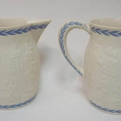 1135	LENOX BISQUE PATRIOTS PITCHERS BY LASZLO ISPANKY, EACH 9 1/4 IN H
