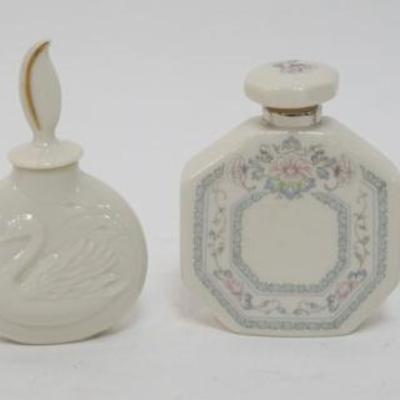 1113	LENOX CHINA FRAGANCE COLLECTION PERFUMES, 4 ASSORTED GOLD WREATH MARKED, APPROXIMATELY 4 1/4 IN H
