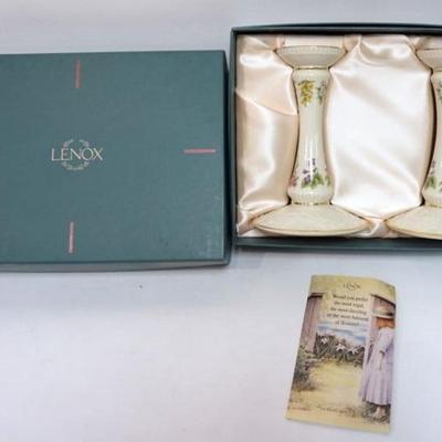 1150	LENOX CHINA *THE CONSTITUTION CANDLESTICKS* EACH APPROXIMATELY 7 1/2 IN HIGH
