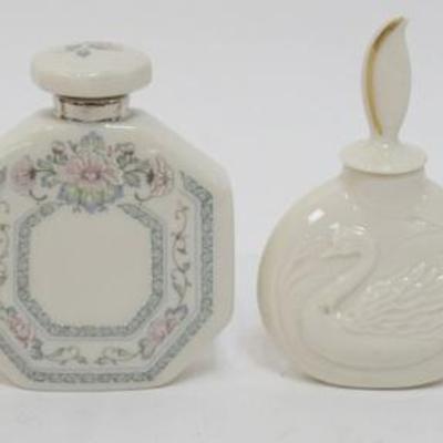 1104	LENOX CHINA FRAGANCE COLLECTION PERFUMES, 4 ASSORTED GOLD WREATH MARKED, APPROXIMATELY 4 1/4 IN H
