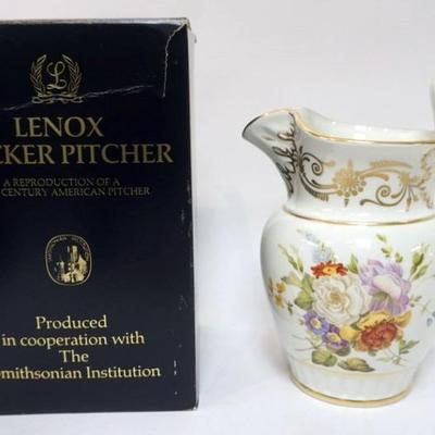1169	LENOX CHINA *TUCKER PITCHER* SMITHSONIAN REPRODUCTION, APPROXIMATELY 10 IN HIGH
