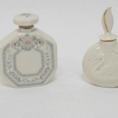 1105	LENOX CHINA FRAGANCE COLLECTION PERFUMES, 4 ASSORTED GOLD WREATH MARKED, APPROXIMATELY 4 1/4 IN H
