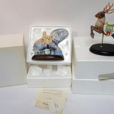 1178	LENOX CHINA *THE CAROUSEL COLLECTION* ELEPHANT & REINDEER
