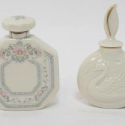 1102	LENOX CHINA FRAGANCE COLLECTION PERFUMES, 4 ASSORTED GOLD WREATH MARKED, APPROXIMATELY 4 1/4 IN H
