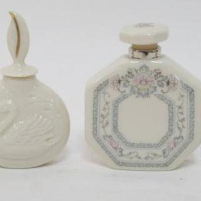 1103	LENOX CHINA FRAGANCE COLLECTION PERFUMES, 4 ASSORTED GOLD WREATH MARKED, APPROXIMATELY 4 1/4 IN H
