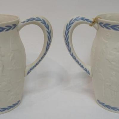 1136	LENOX BISQUE PATRIOTS PITCHERS BY LASZLO ISPANKY, EACH 9 1/4 IN H
