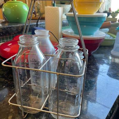 Milk bottles 
