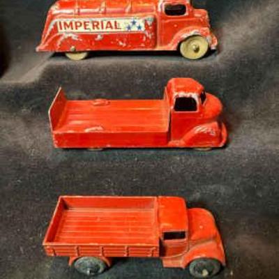 Londontoy imperial oil tanker beverage truck,& a dinky toys truck