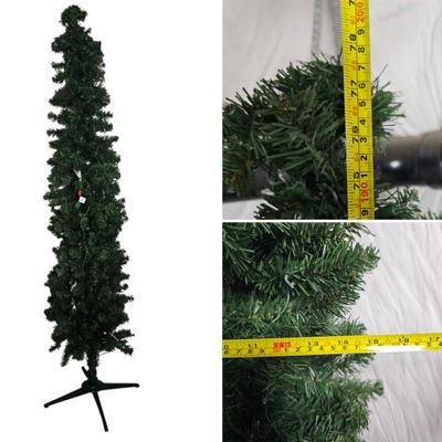 Lot #254 - Slim Artificial Christmas Tree - 6 ft.