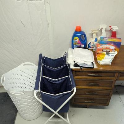 Lot #290 - Multipurpose Laundry Supplies Set with Hampers