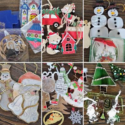 Lot #245 - Flat Christmas Ornaments Lot
