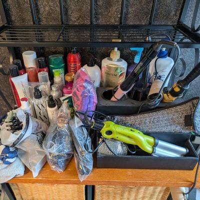 Lot #200 - Hair Care Lot: Hair Styling Tools & Accessories, Hair Products