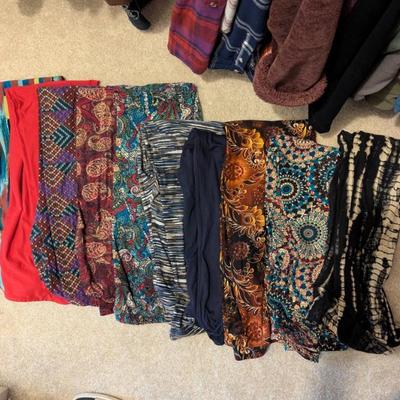 Lot #222 - Women's One Size Leggings Lularoe & Others 10 Pairs