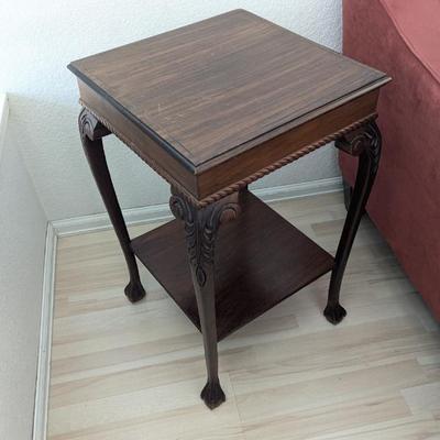 Lot #117 - Vintage Mahogany Side Table