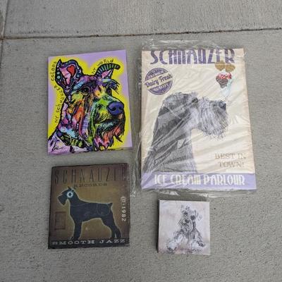 Lot #303 - Colorful Schnauzer Art