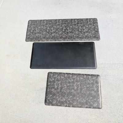 Lot #321 - Heavy-Duty Rubber Floor Mats Set of Three