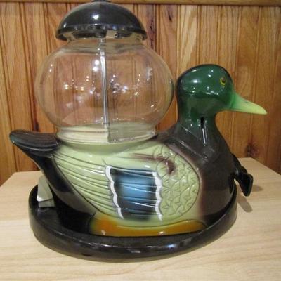 Carousel Mallard duck gumball machine