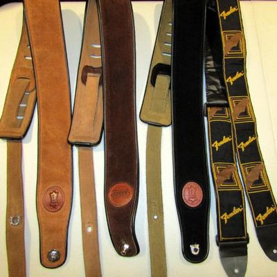 Levy's & Fender guitar straps