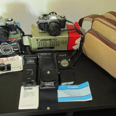Vintage cameras