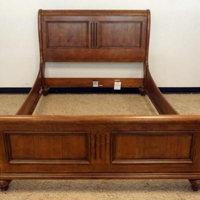 1176	ETHAN ALLEN SELIGH BED, OVERALL APPROXIMATEY 66 IN W X 92 IN D X 53 IN H
