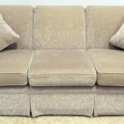 1219	ETHAN ALLEN HOME INTERIORS UPHOLSTERED SOFA, APPROXIMATELY 84 IN X 36 IN X 34 IN H
