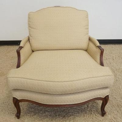 1189	ETHAN ALLEN *HOME INTERIORS* UPHOLSTERED ARM CHAIR, APPROXIMATELY 32 IN X 32 IN X 35 IN H

