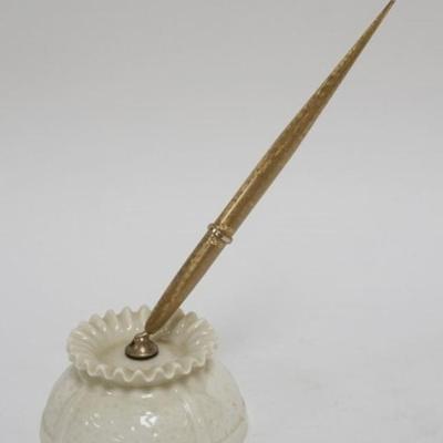 1129	LENOX FOUNTAIN PEN HOLDER, CUSTOM MADE FOR SHEAFFER, APPROXIMATELY 8 IN H
