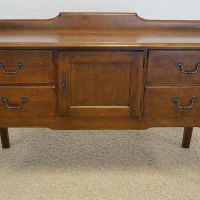 1240	PENNSYLVANIA HOUSE *VILLAGE MANOR* SIDEBOARD HAVING 4 DRAWERS AND 2 DOORS, APPROXIMATELY 20 IN X 60 IN X 40 IN H
