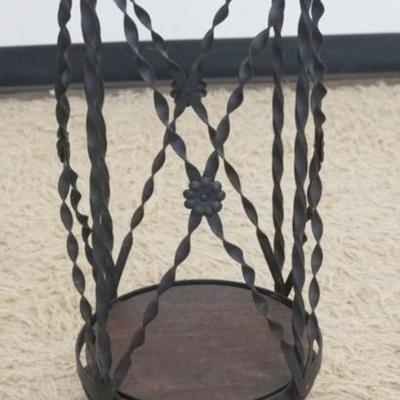 1280	WROUGHT IRON UMBRELLA STAND, APPROXIMATELY 18 IN X 29 IN H
