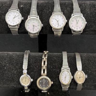 Timex Watches Silvertone