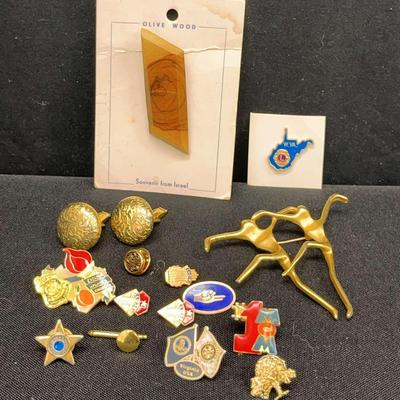 Brooches, Lapel Pins + More
