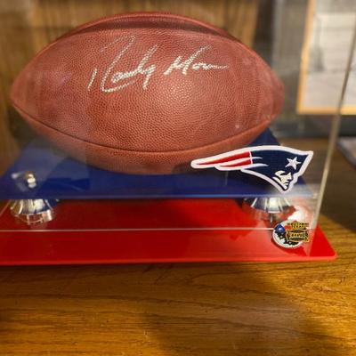 Signed by Randy Moss