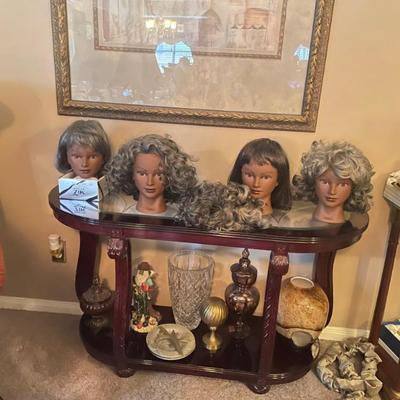 Beautiful silver and grey wigs  many different styles and lengths .