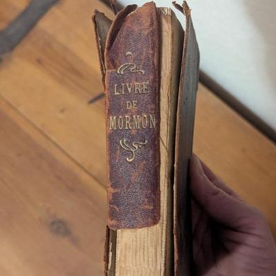 Lot #189 - Antique 1907 French Edition Livre de Mormon