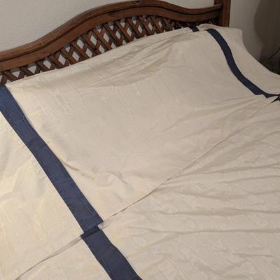 Lot #143 - King Coverlet with Extra Pillow Area Cover