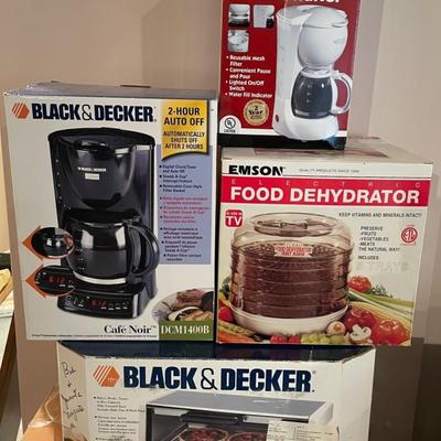 Black And Decker Toaster Oven With Coffee Pots And Dehydrator 