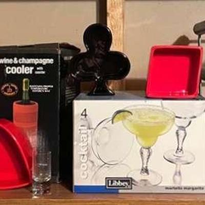 Shelf Of Cocktail Party Serveware 