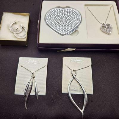 Sterling Silver Necklaces & Earrings 