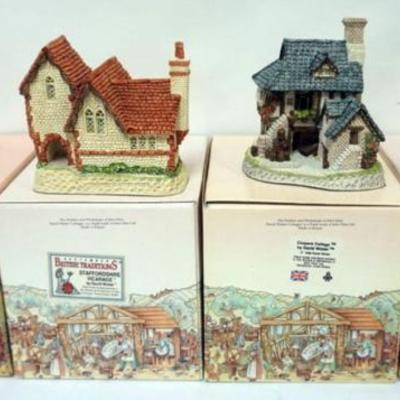 1146	4 DAVID WINTER HAND PAINTED COTTAGES, SUFFOLK HOUSE, THE FOREST OF DEAN MINE, STAFFORDSHIRE VICARAGE AND COPPER COTTAGE,...