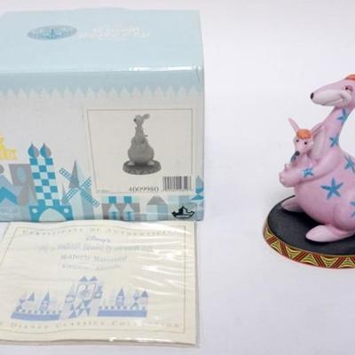 1107	WALT DISNEY CLASSIC COLLECTIONS, IT'S A SMALL WORLD AFTER ALL,  KANGROO-AUSTRALIA, *MOTHERLY MARSUPIAL*, APPROXIMATELY 5 IN H
