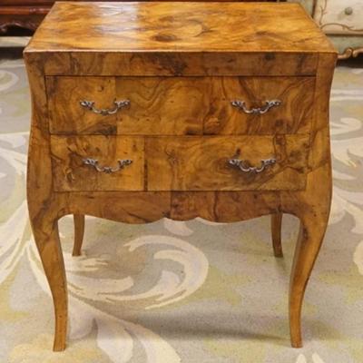 1277	2 DRAWER OLIVE WOOD STAND, APPROXIMATELY 24 IN X 17 IN X 28 IN H

