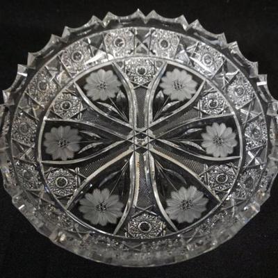 1199	BRILLIANT CUT GLASS BOWL, APPROXIMATELY 7 IN X 1 1/2 IN H
