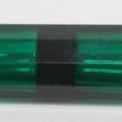 1179	VICTORIAN EMERALD GREEN GLASS DOUBLE PERFUME, APPROXIMATELY 5 IN LONG
