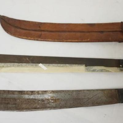 1125	2 MACHETES, EACH APPROXIMATELY 23 IN
